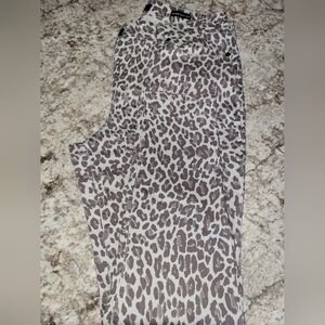 Nine West Gramercy Skinny Ankle Leopard Jeans